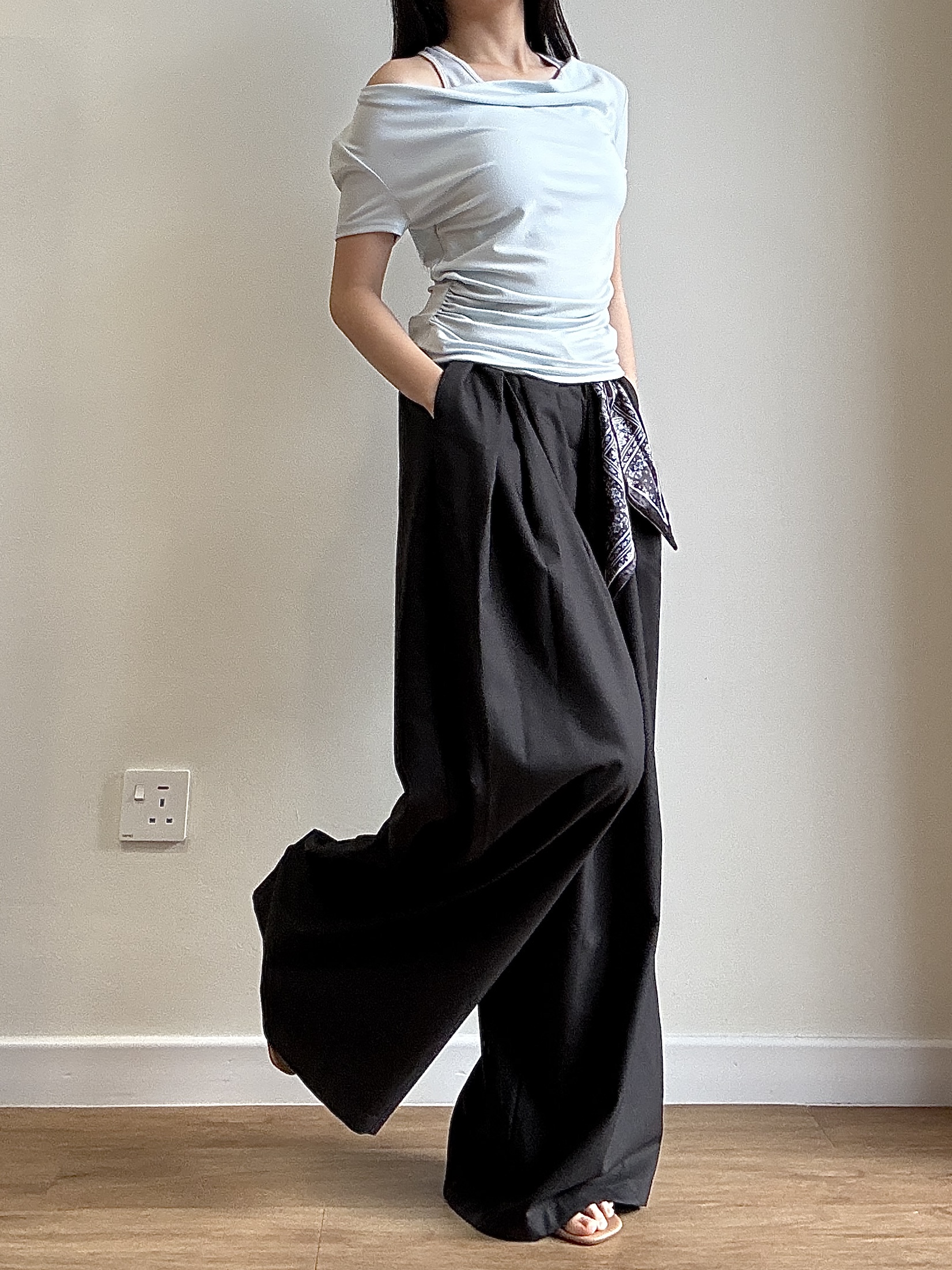 Levi Pants with Scarf (Discounted- M, L Size)
