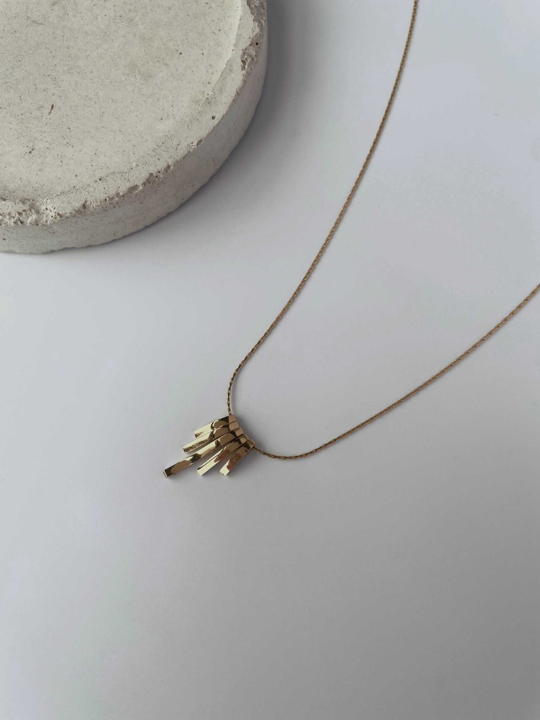 Hae-Jee Metal Rhythm Necklace-The Black Bow-