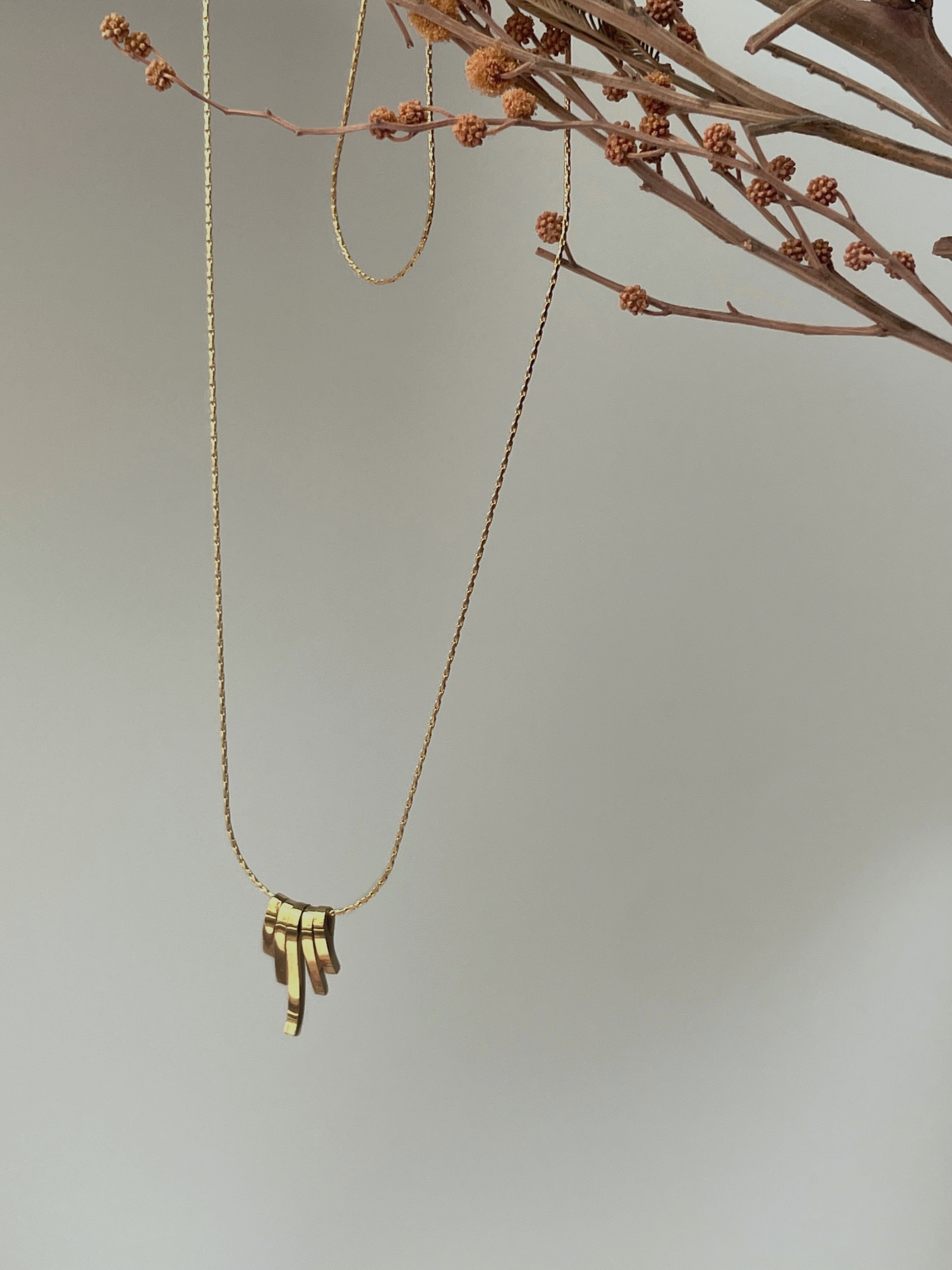 Hae-Jee Metal Rhythm Necklace-The Black Bow-