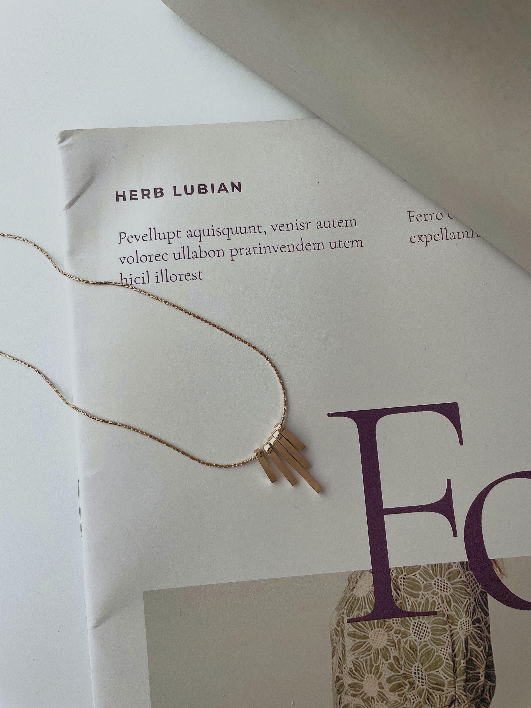 Hae-Jee Metal Rhythm Necklace-The Black Bow-