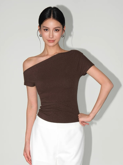 Wynn One Shoulder Knit Top