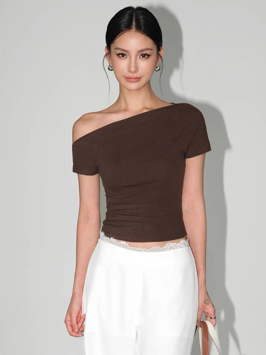Wynn One Shoulder Knit Top