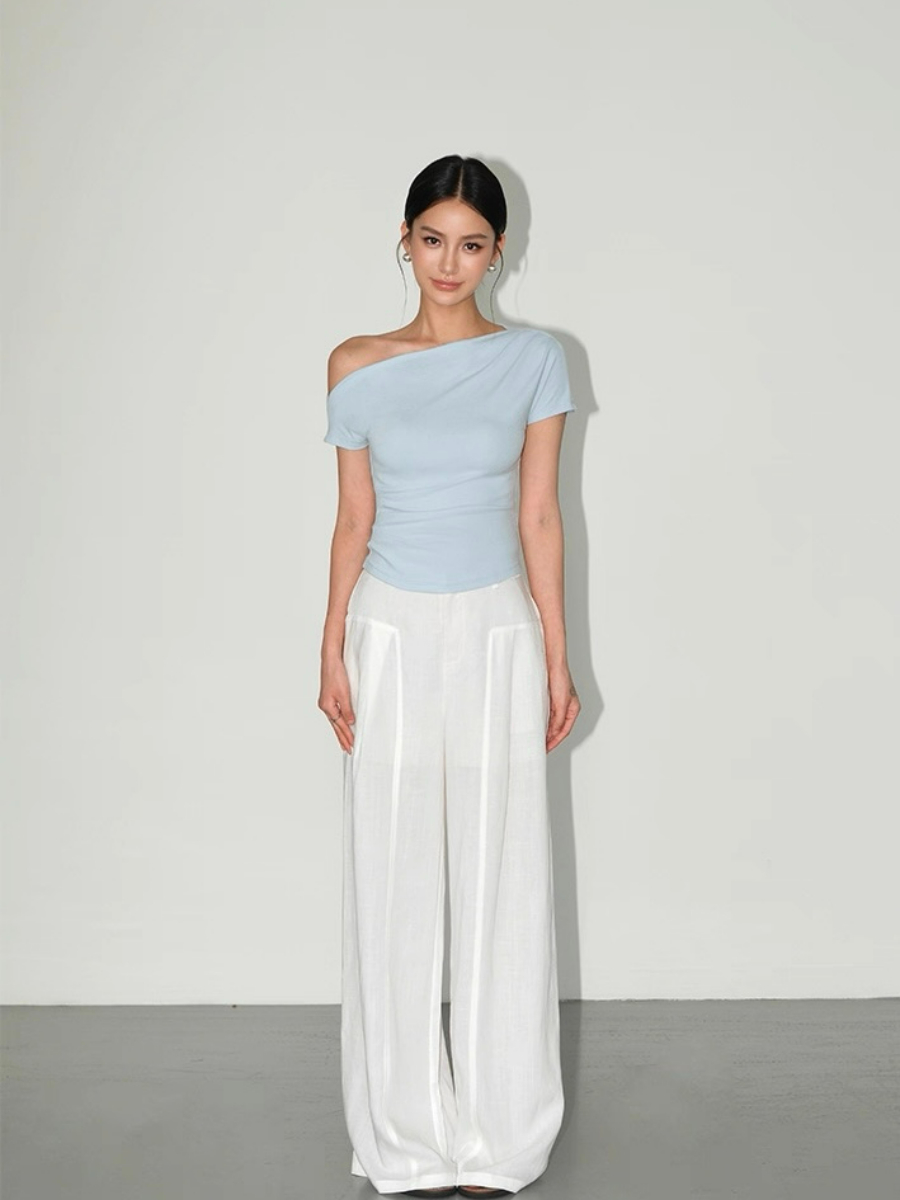 Wynn One Shoulder Knit Top