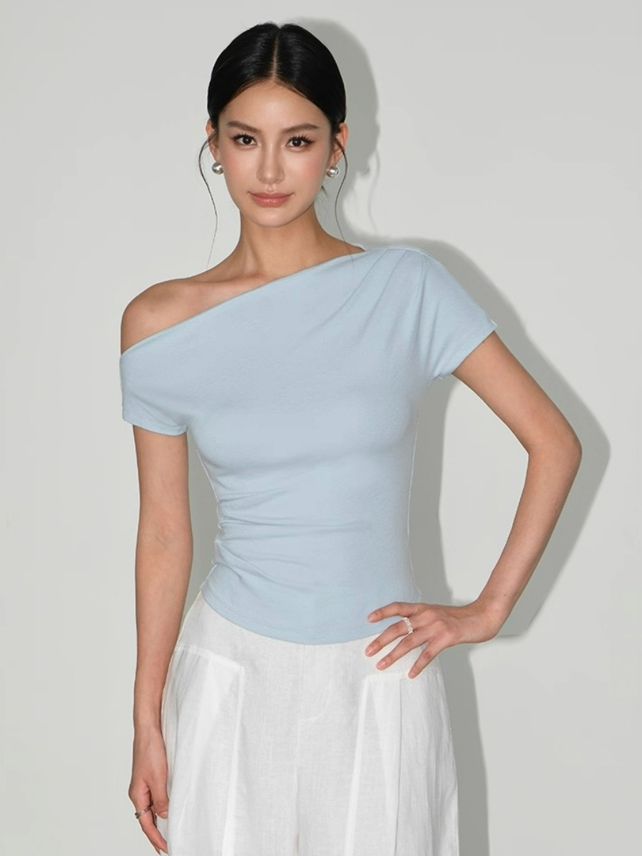 Wynn One Shoulder Knit Top