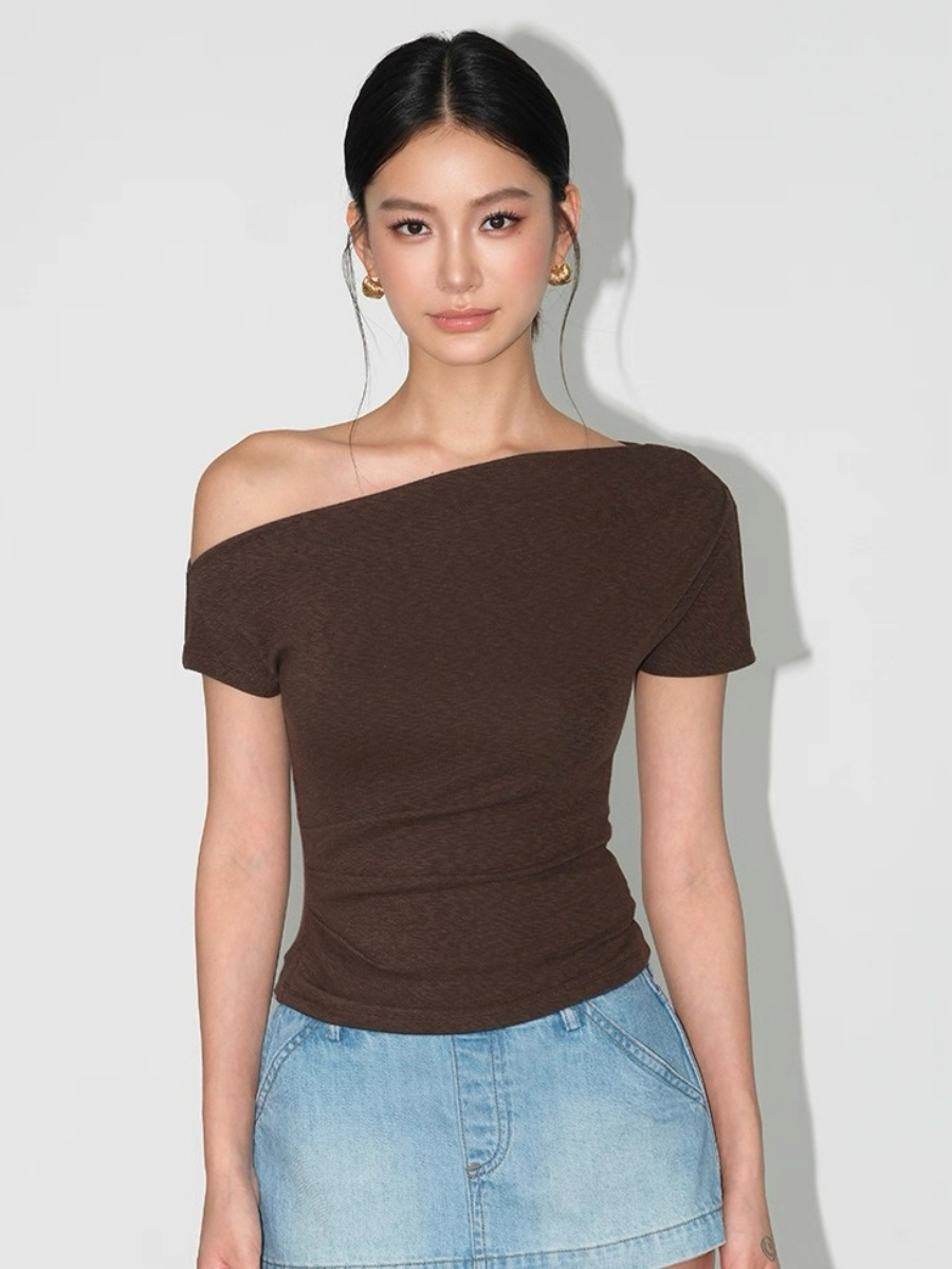 Wynn One Shoulder Knit Top