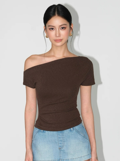 Wynn One Shoulder Knit Top