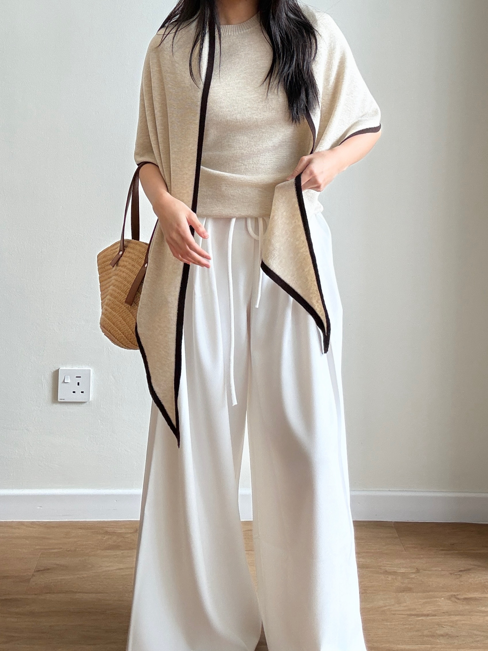 Yonaly Top & Shawl Two Pieces Top