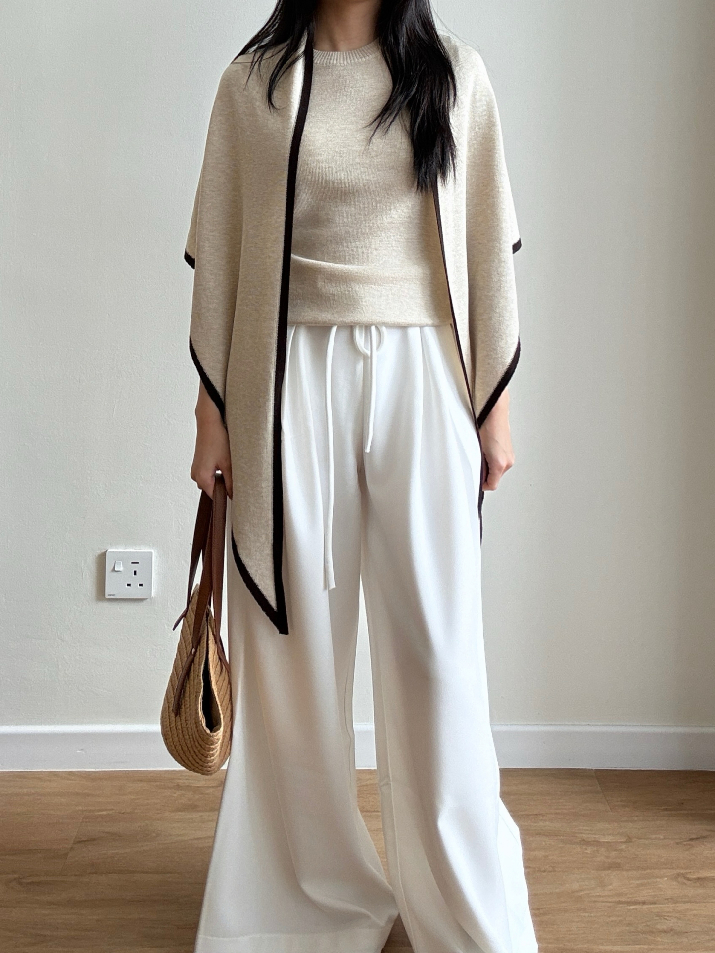 Yonaly Top & Shawl Two Pieces Top