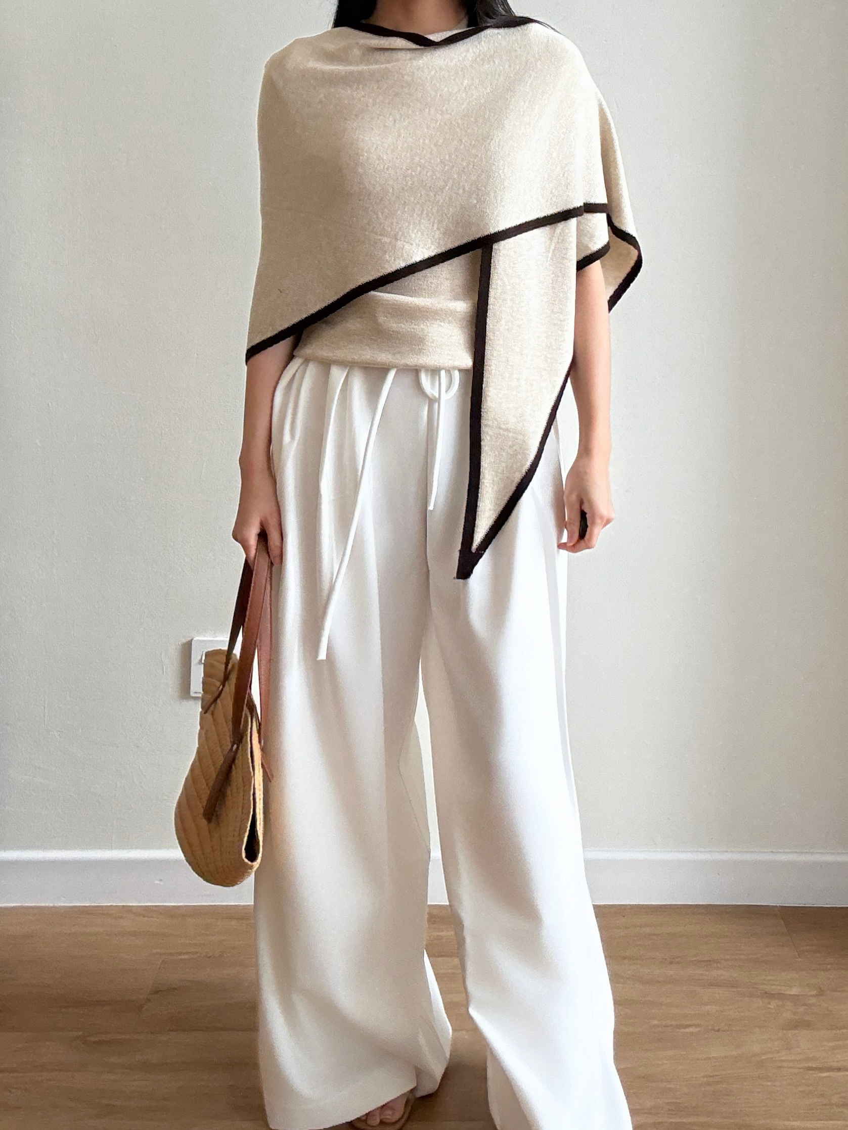 Yonaly Top & Shawl Two Pieces Top