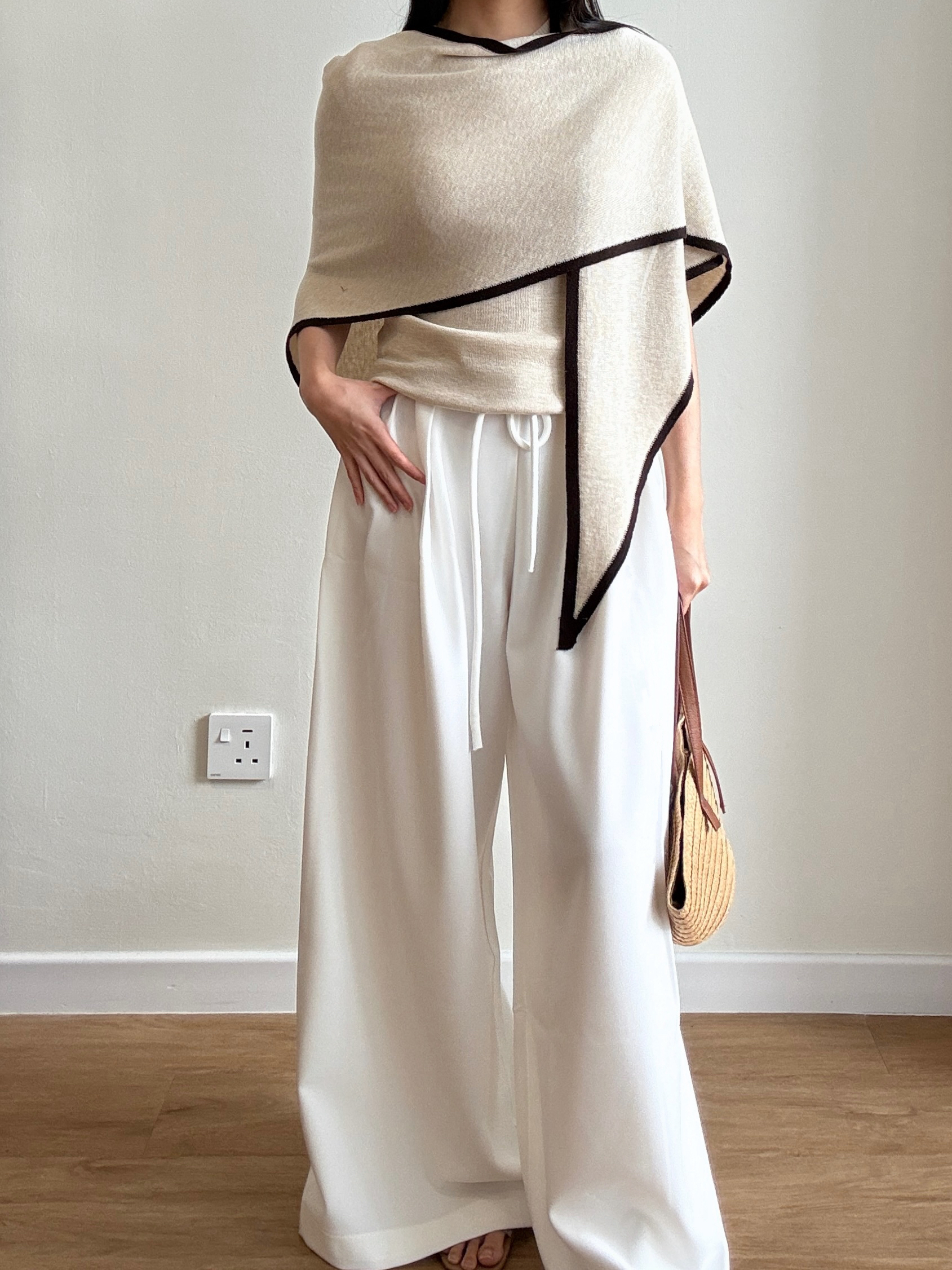 Yonaly Top & Shawl Two Pieces Top