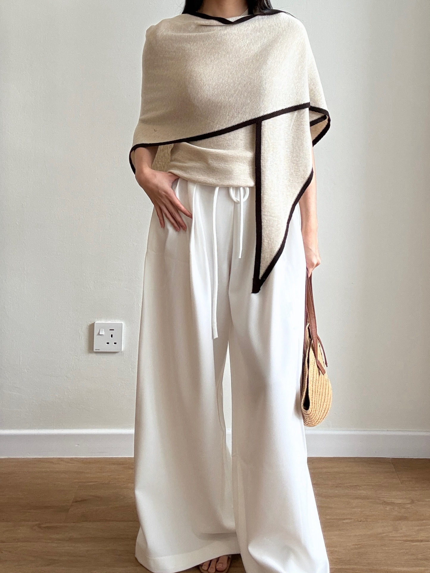 Yonaly Top & Shawl Two Pieces Top