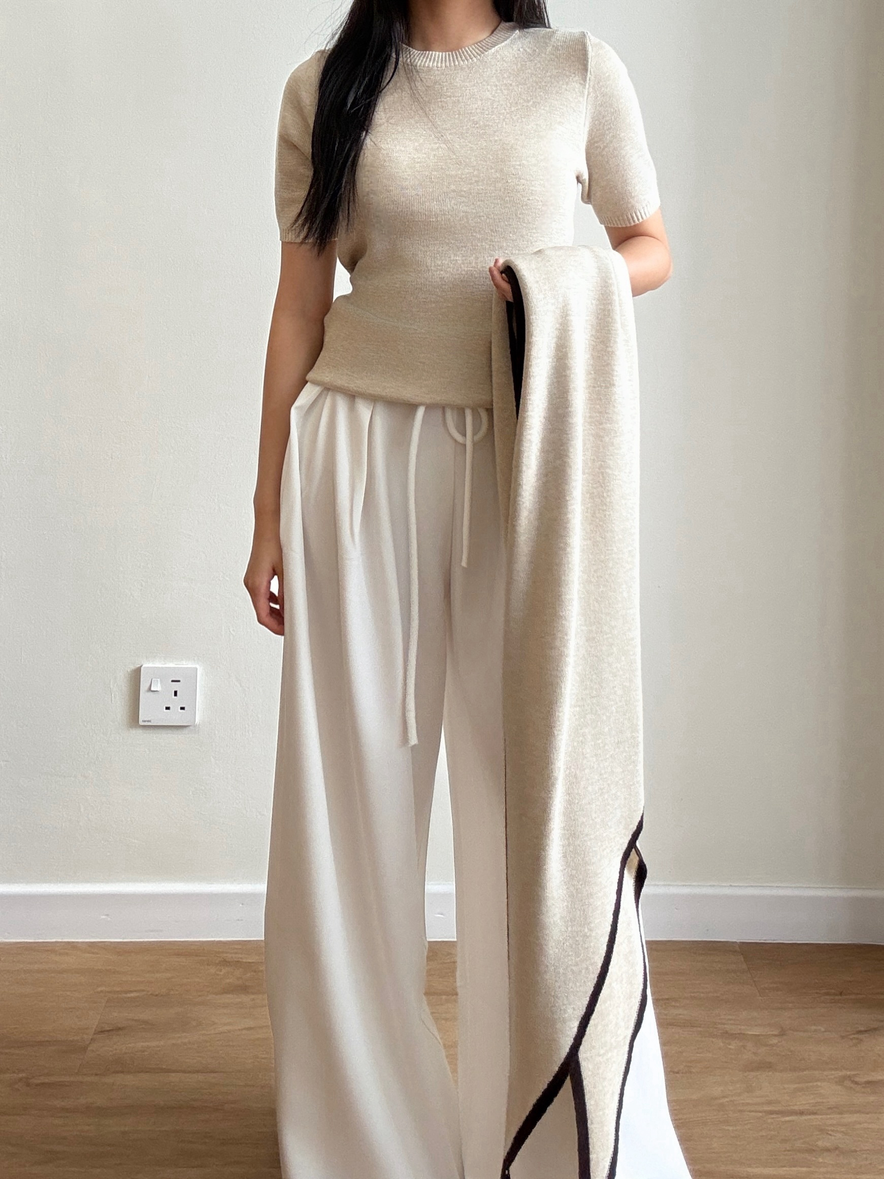 Yonaly Top & Shawl Two Pieces Top