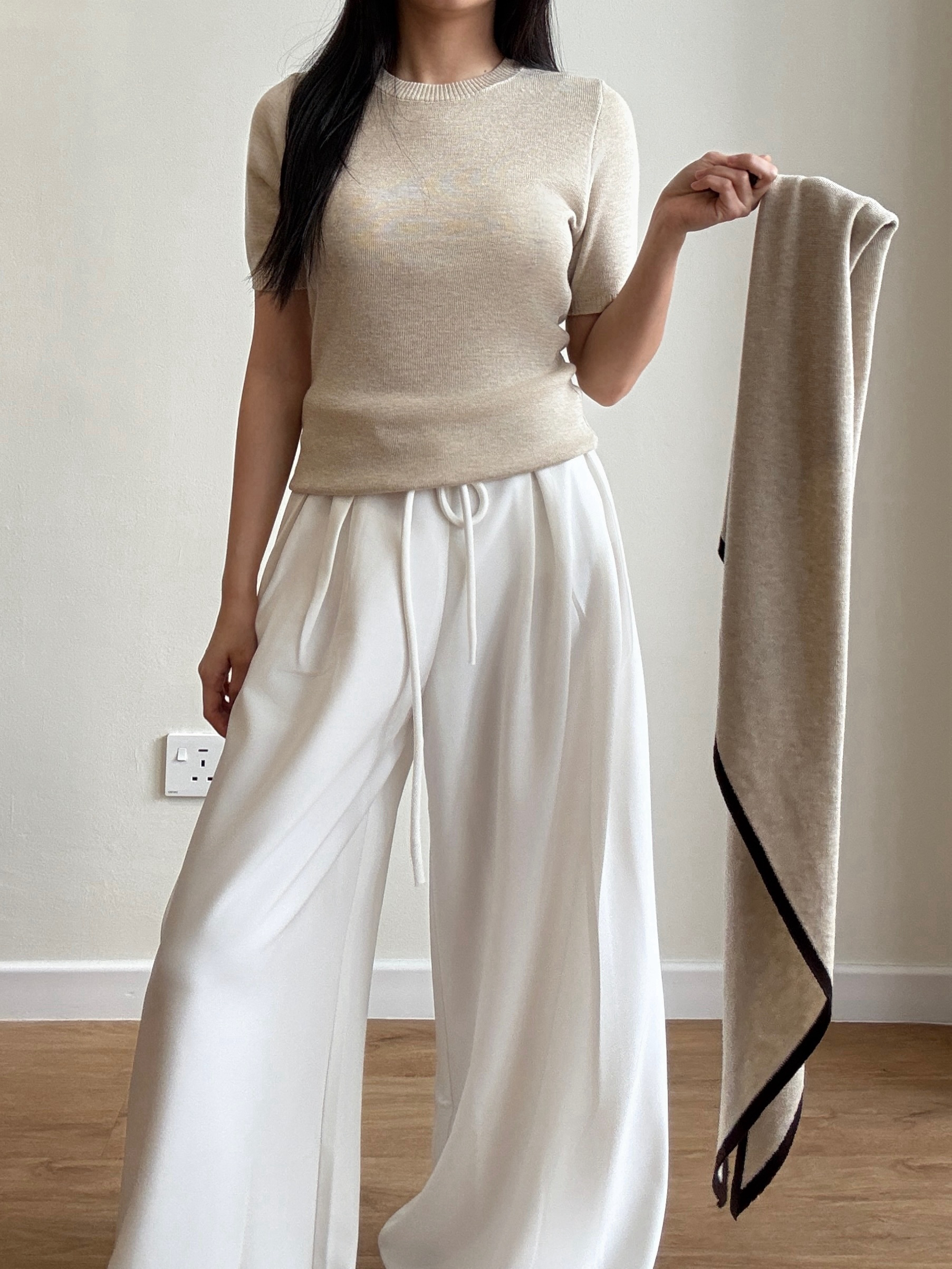 Yonaly Top & Shawl Two Pieces Top