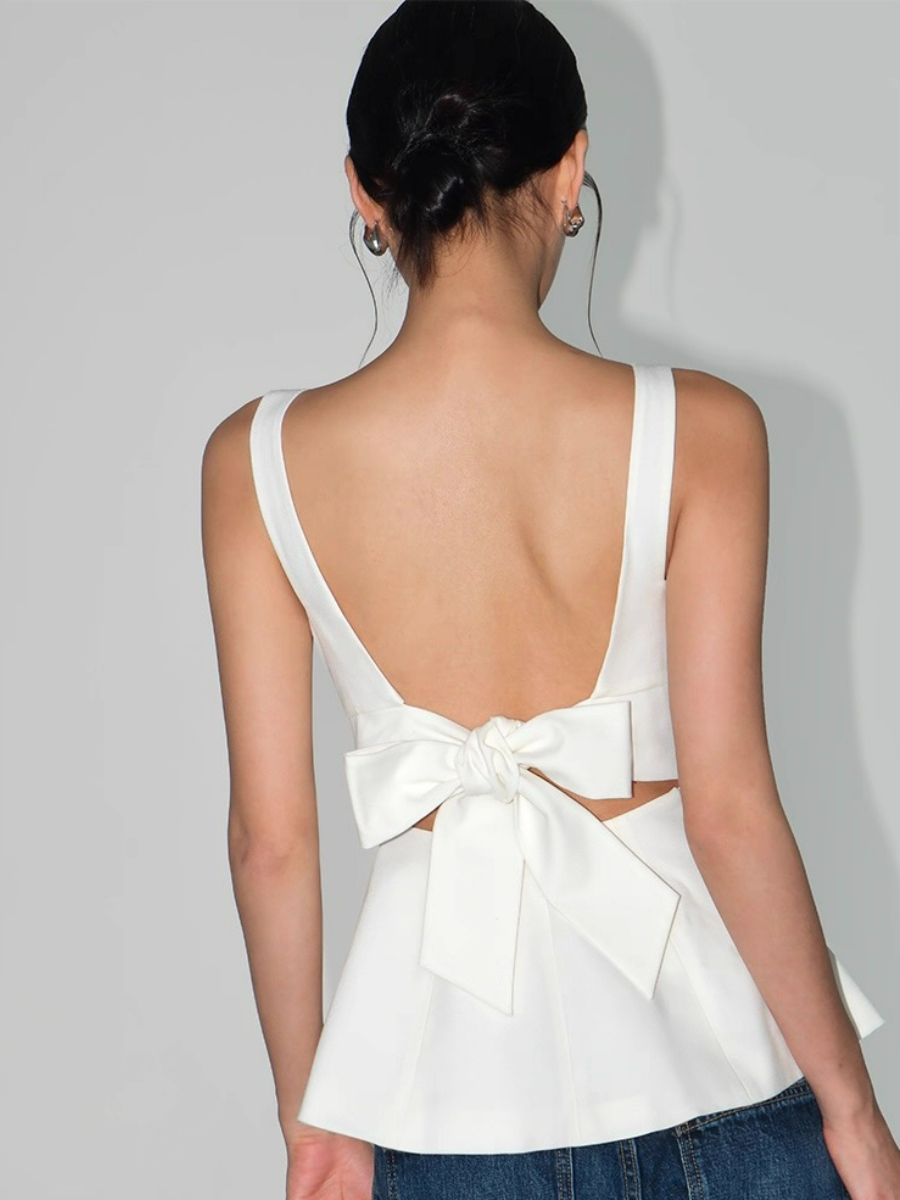 Waverly Low Back Ribbon Top