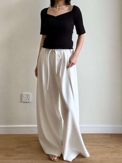 Georgia Off Shoulder Sweetheart Neckline Knit Top