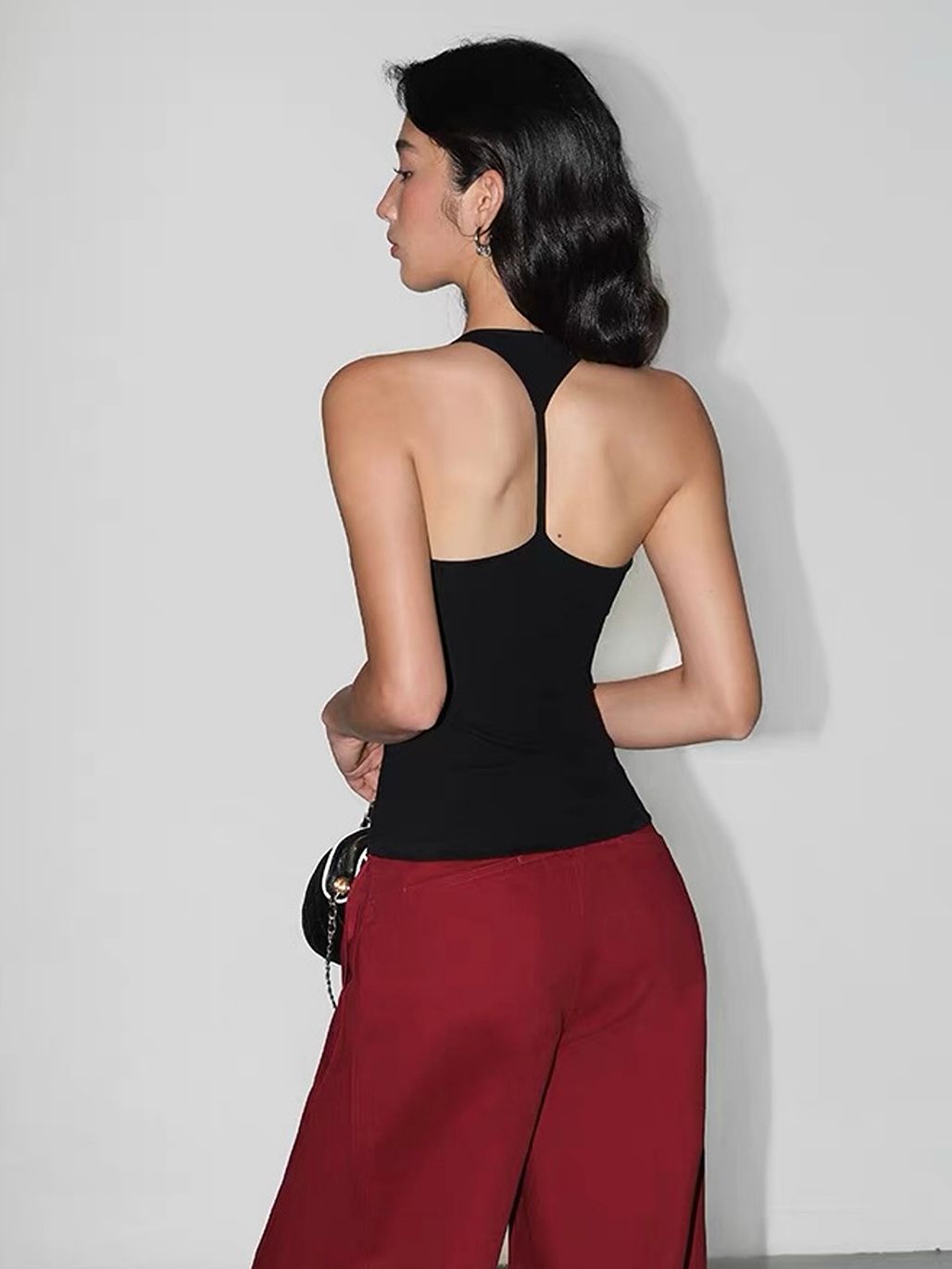 Vaanya T-Back Halter Top