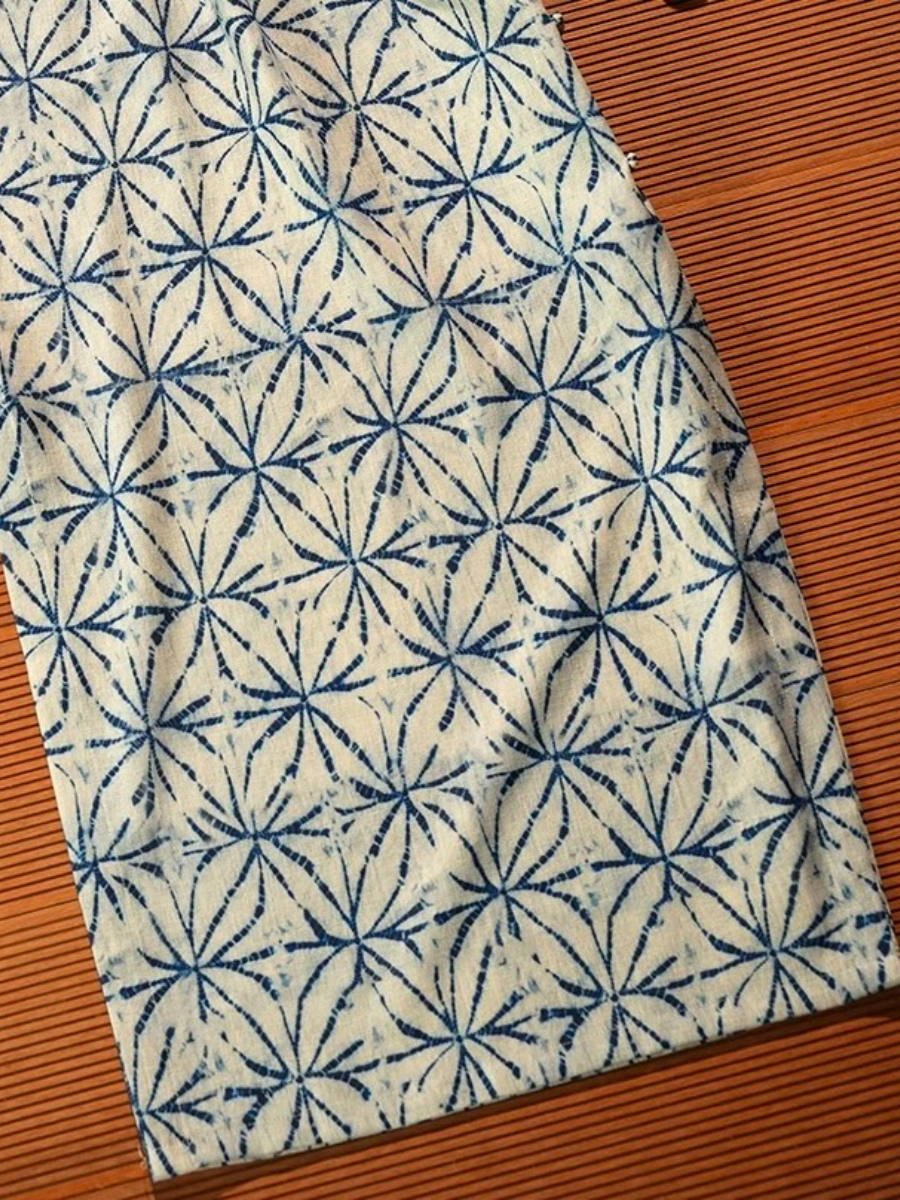 Lu An Geometric Printing Cheongsam