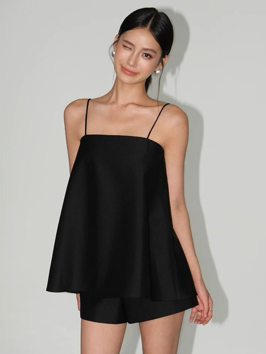 Wilfreda Satin Cami Top & Shorts