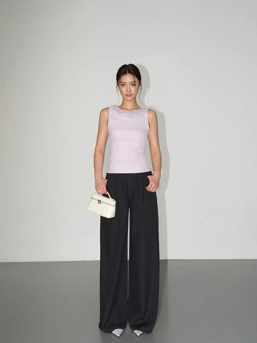 Willabelle Ruffled Petal Collar Knit Top