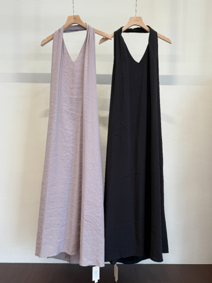 Chizu Halter Neck Bare Back Dress (DR103)