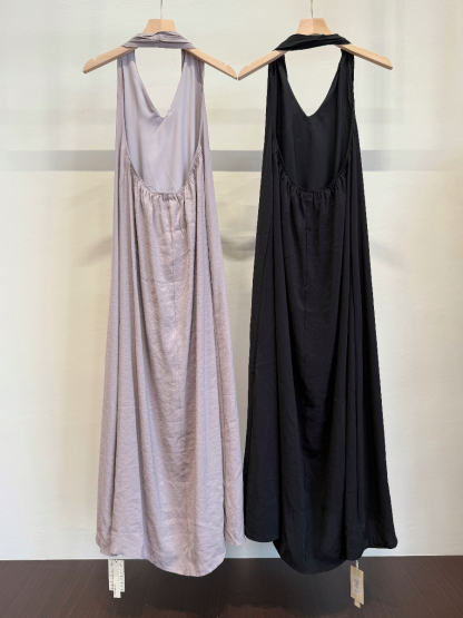 Chizu Halter Neck Bare Back Dress (DR103)