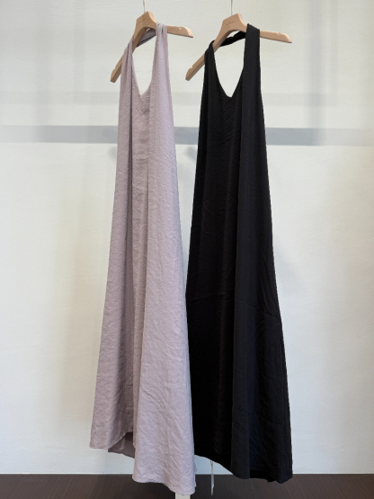 Chizu Halter Neck Bare Back Dress (DR103)