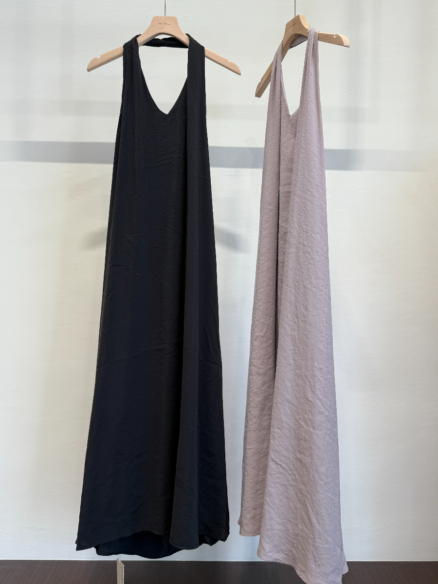 Chizu Halter Neck Bare Back Dress (DR103)