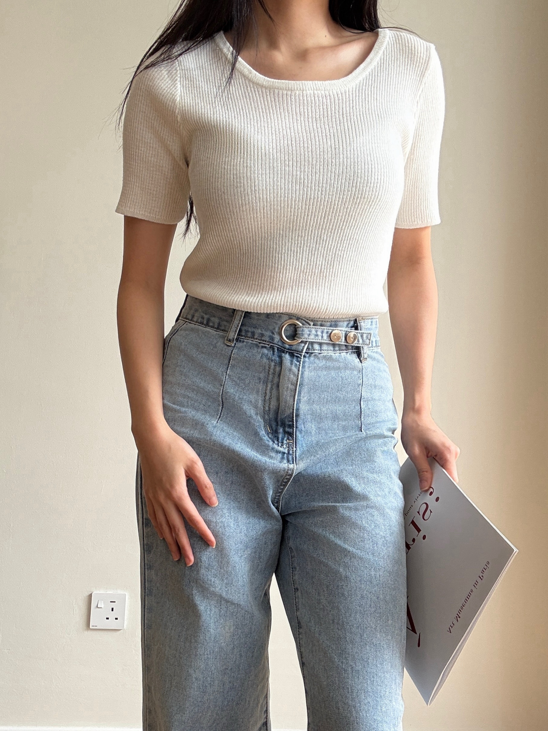 Vane Round Neck Knit Top