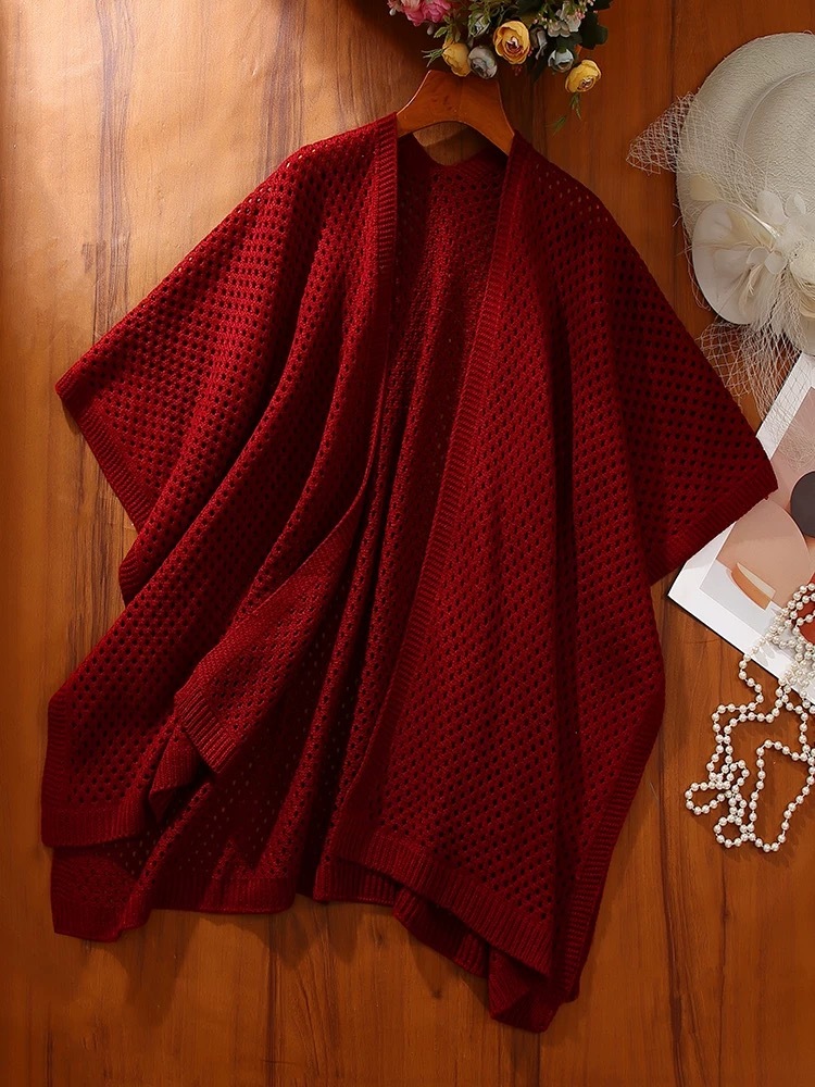 Lu Cai Crochet Shawl Wrap