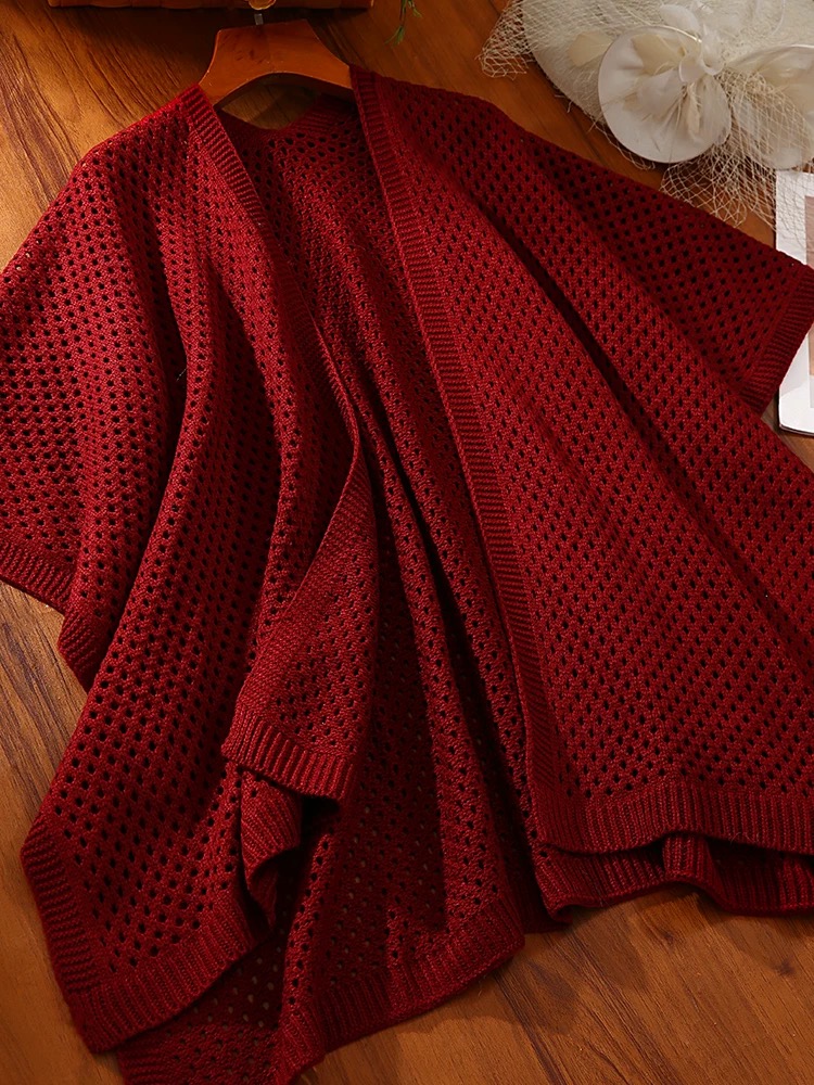 Lu Cai Crochet Shawl Wrap