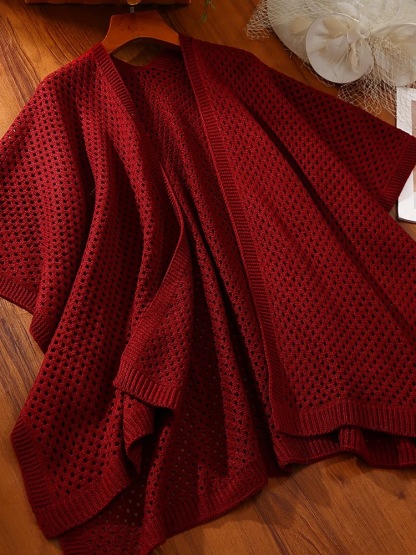 Lu Cai Crochet Shawl Wrap