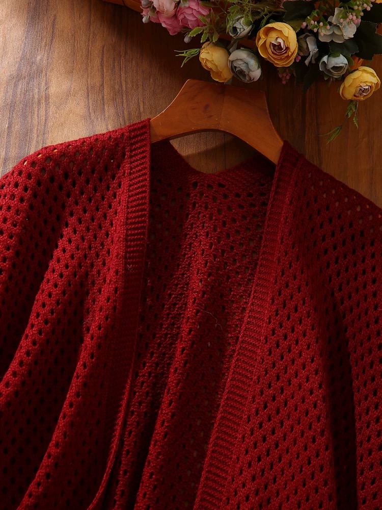 Lu Cai Crochet Shawl Wrap