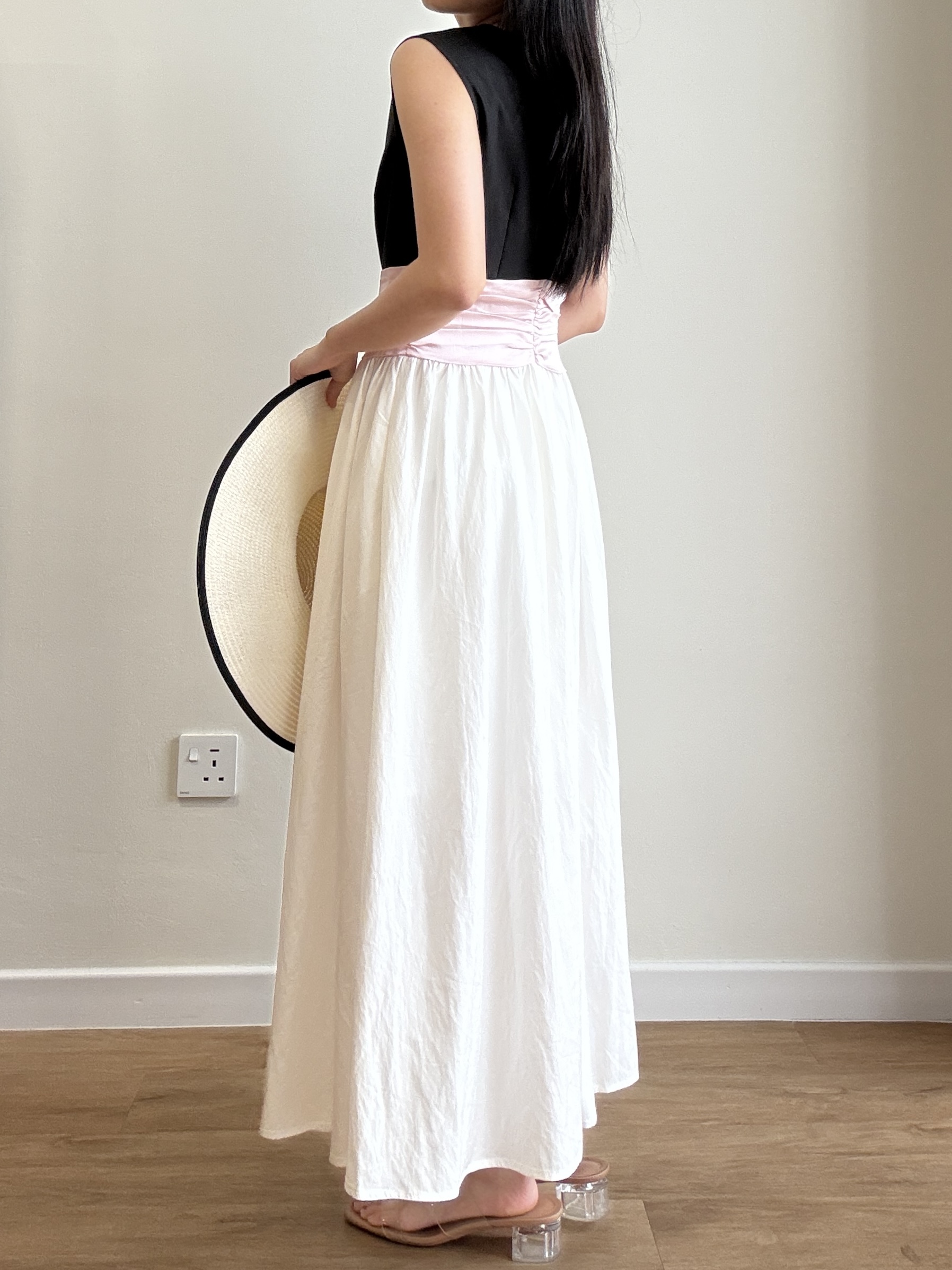 Varya Color Contrast Prom Dress (Discounted-M size)