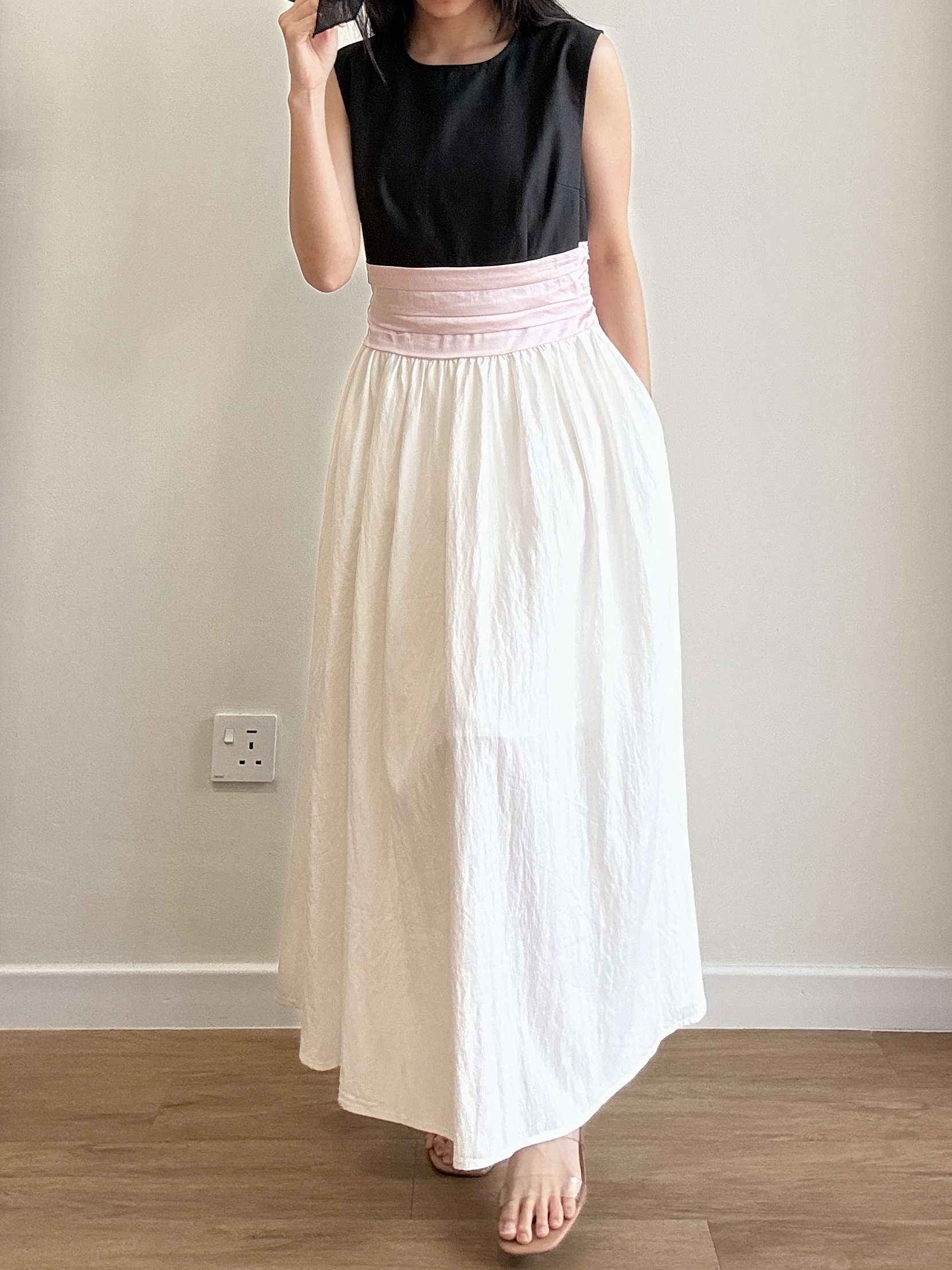 Varya Color Contrast Prom Dress (Discounted-M size)