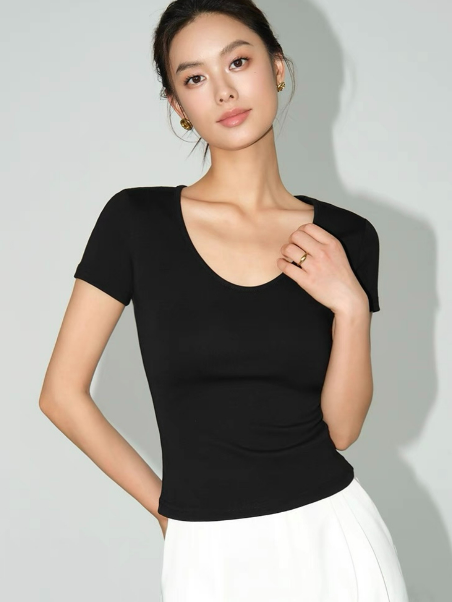 Wandy Scoop Neck Top