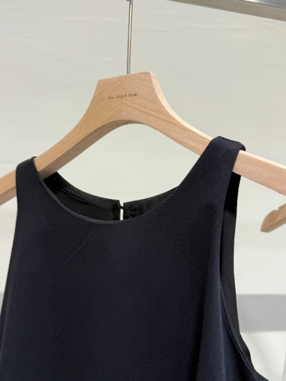 Chauffy Shoulder Cut Column Dress with Tie (DR104)