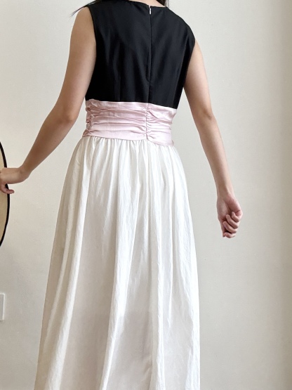 Varya Color Contrast Prom Dress (Discounted-M size)