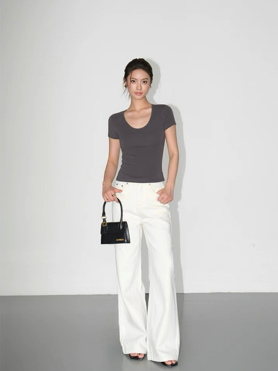 Wandy Scoop Neck Top