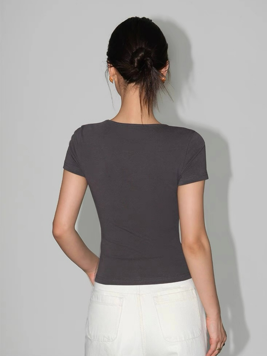 Wandy Scoop Neck Top