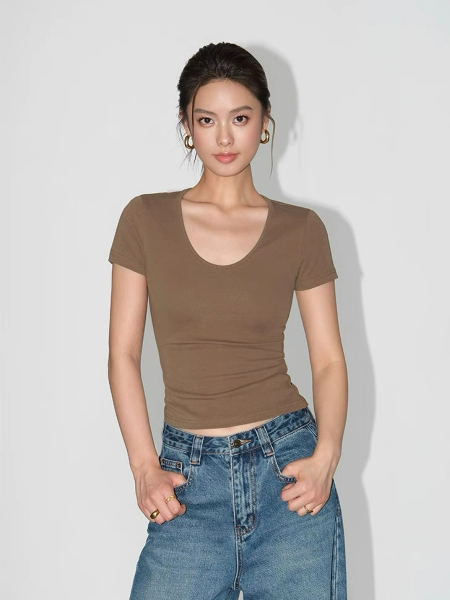 Wandy Scoop Neck Top