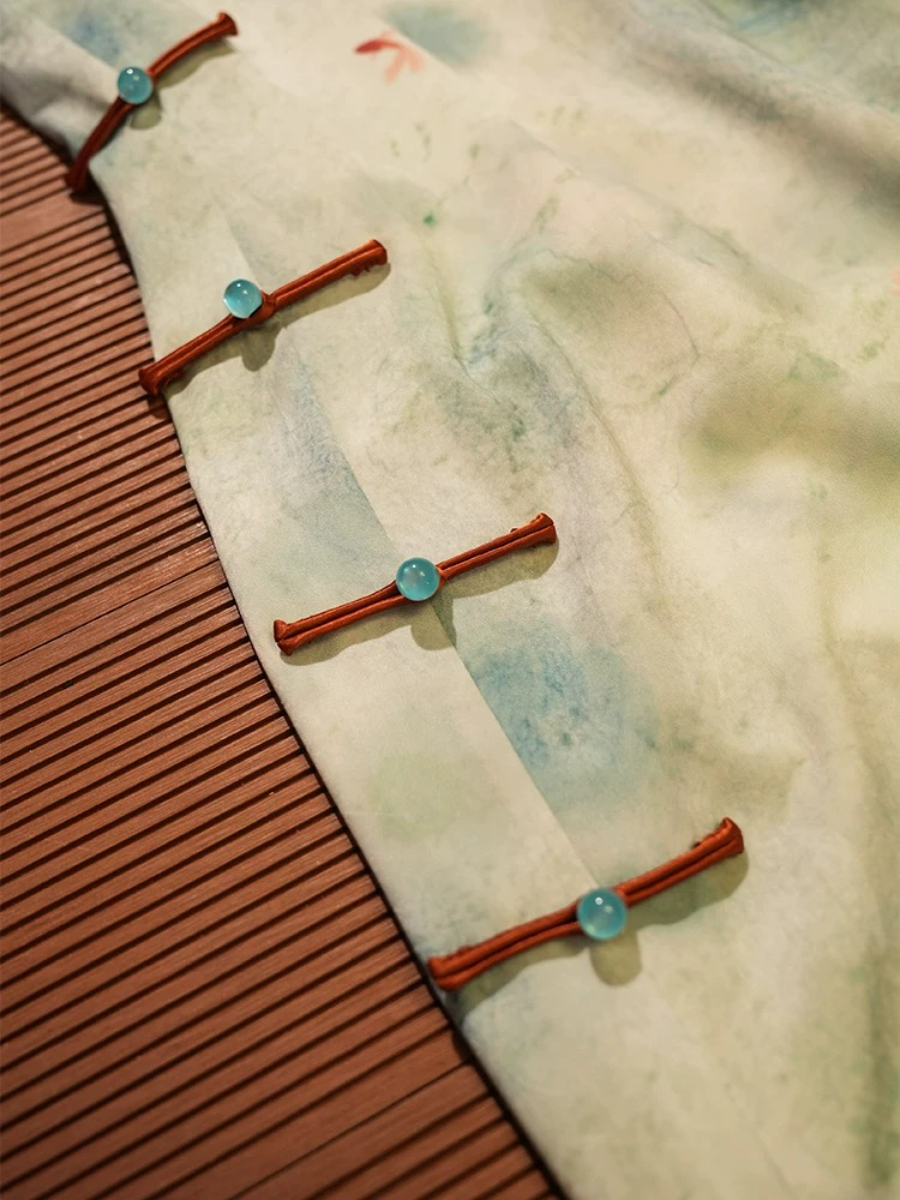 Lu Chu Watercolor Cheongsam