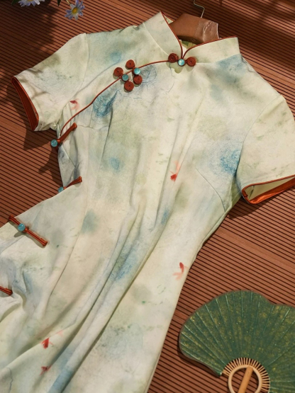 Lu Chu Watercolor Cheongsam