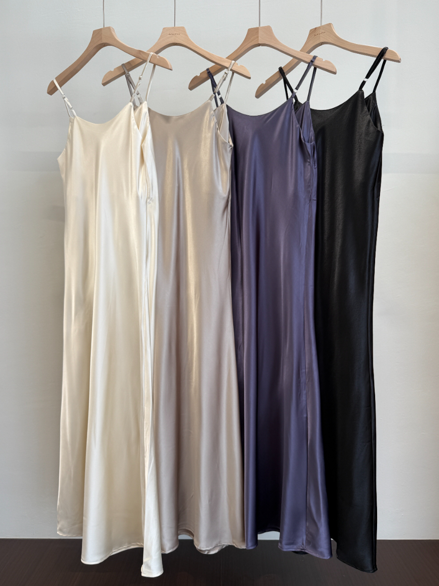 Chinoz Satin Cami Dress (DR108)