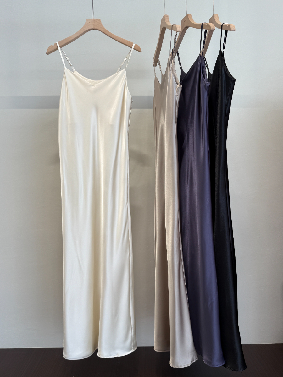 Chinoz Satin Cami Dress (DR108)