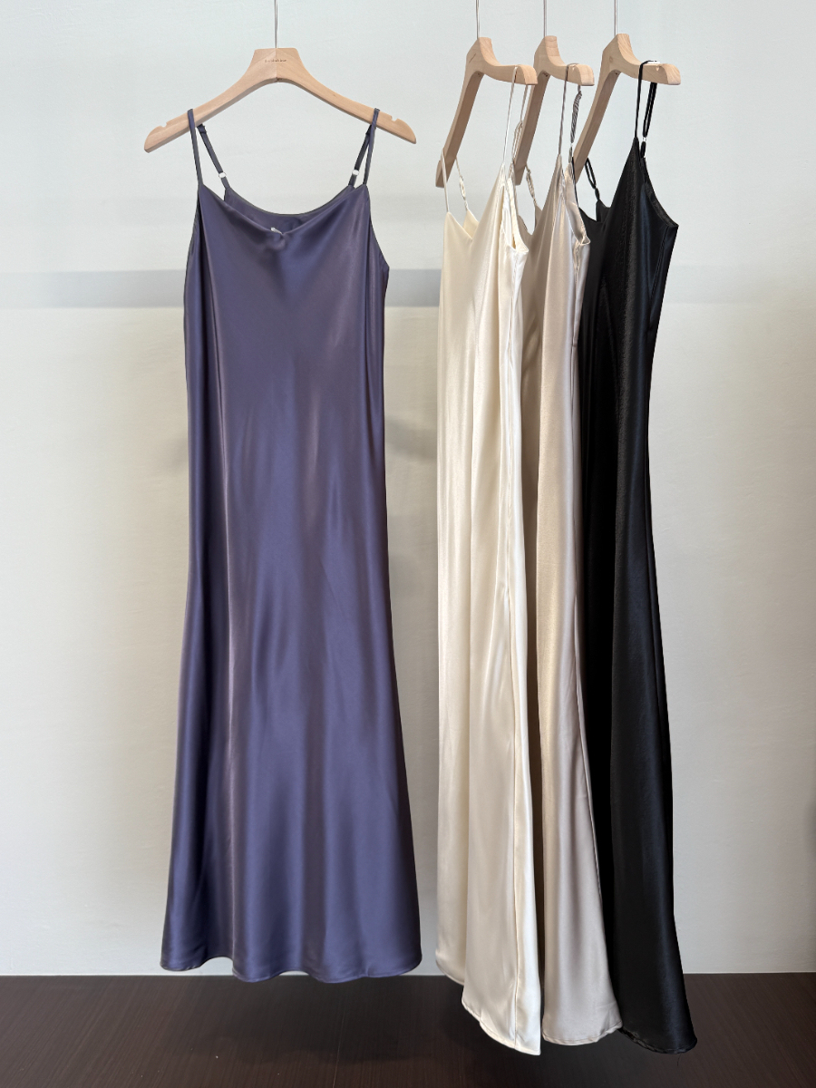 Chinoz Satin Cami Dress (DR108)