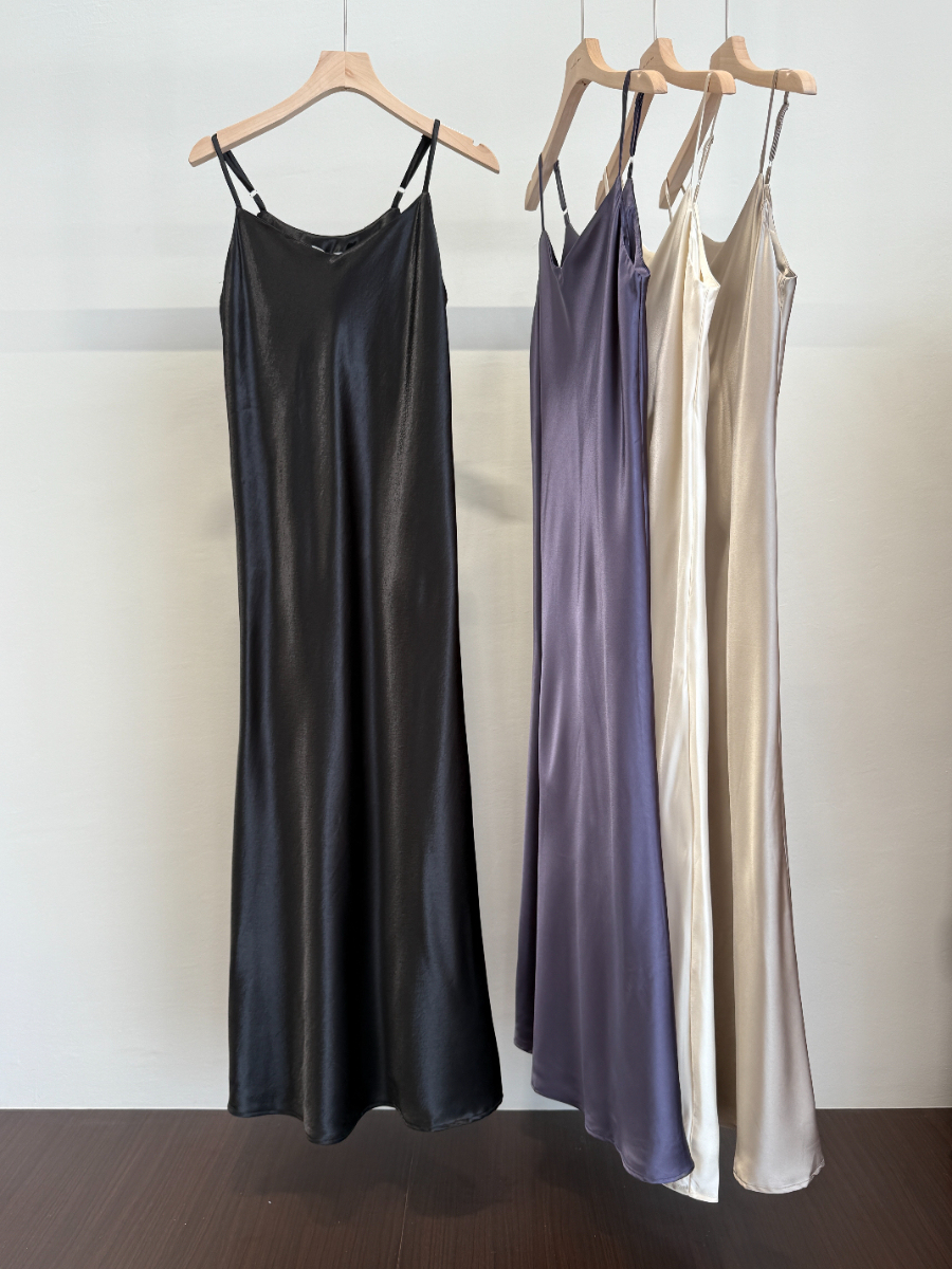 Chinoz Satin Cami Dress (DR108)