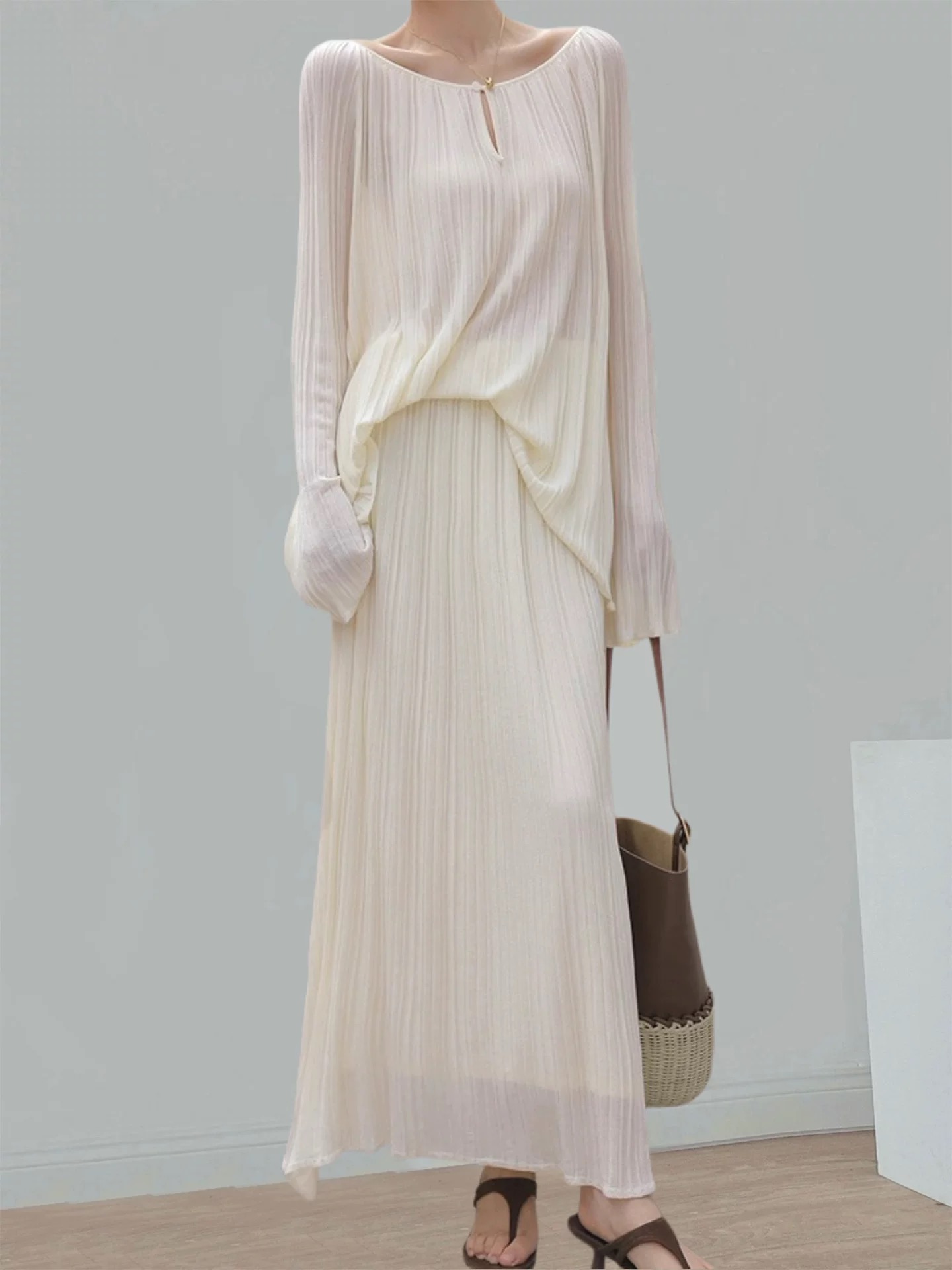 Yarmilla Long Sleeve Top & Skirt Set