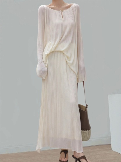 Yarmilla Long Sleeve Top & Skirt Set