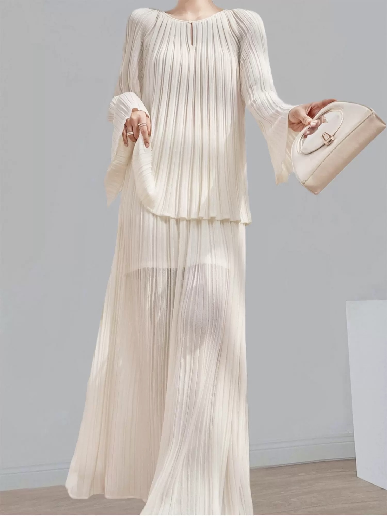 Yarmilla Long Sleeve Top & Skirt Set