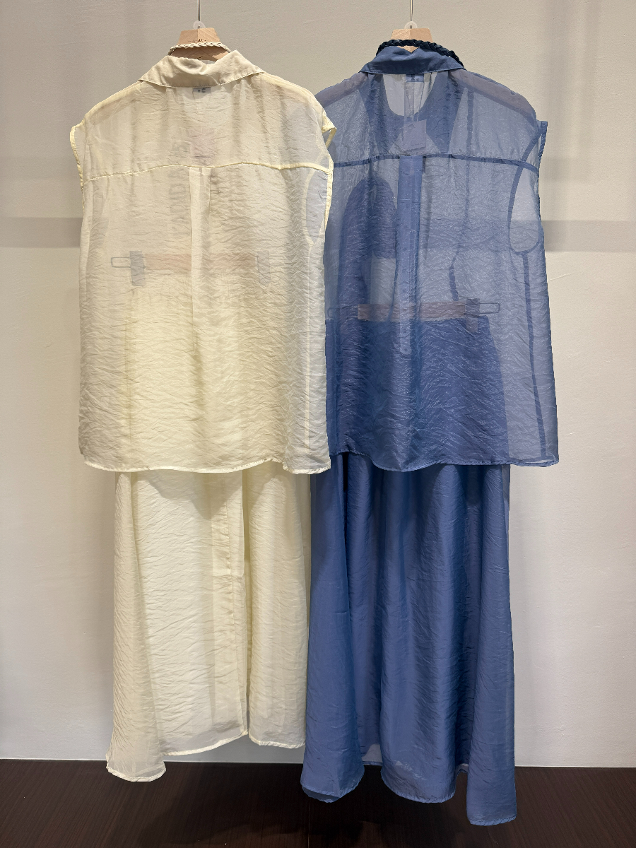 Sheer Top & Skirt Set (SKS104)